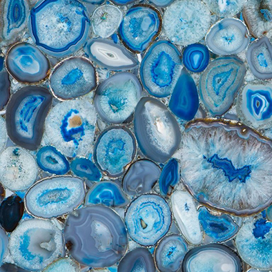 Blue agate Gemstone
